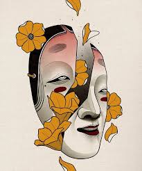 Ashton Alexandr Tren Instagram Noh Mask Would Luv To Tattoo This Design Available For Only 160 Wanado If I In 2020 Japanese Tattoo Japanese Tattoo Art Japanese Art