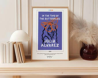 In the Time of the Butterflies Book Cover Poster | Julia Alvarez, in the  Time of the Butterflies Poster, Book Posters, Book Lover Gift - Etsy