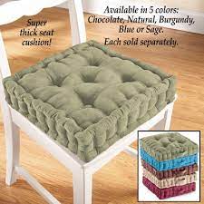 Green stripe pillow covers, outdoor green pillow covers. Trenton Gifts Tufted Thick Chair Pad Seat Square Boosted Pillow Cushion Ideal For Home Office School Travel 15 3 4 Squared Sage Walmart Com Walmart Com