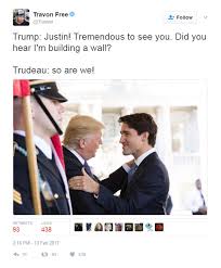 The Internet Couldn T Stop Creating Epic Memes From Donald Trump And Justin Trudeau S Meeting