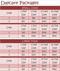Daycare Prices Daycare Prices Dog Daycare Business Pet Care Business