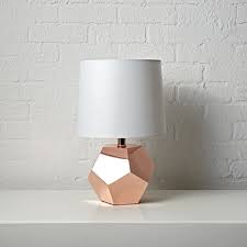 Shop Geometric Rose Gold Lamp If You Re Having A Rocky Time Decorating Your Home This Table Lamp Will Make Things Rose Gold Lamp Rose Gold Bedroom Gold Lamp
