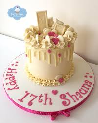 Birthday Cake For Grandma In Heaven Happy 17th To Shauna White Chocolate Heaven Homebaked Birthdaygirl Dripcakes Chocolate Explosion Cake Chocolate Birthday Cake Decoration Sweet Birthday Cake