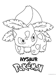 Ivysaur coloring page from generation i pokemon category. Ivysaur Pokemon Characters Printable Coloring Pages Ivysaur Pokemon 2021 044 Coloring4free Coloring4free Com
