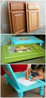 Diy Kids Cupboard Door Art Desk Instructions Back To School Kids Furniture Diy Ideas Pro Refurbished Furniture Diy Kids Furniture Makeover Diy Kids Furniture