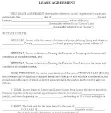 Rental Lease Agreement Templates Free Real Estate Forms Rental Agreement Templates Lease Agreement Lease Agreement Free Printable