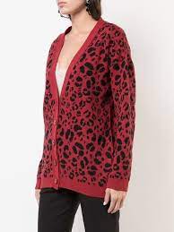 Anine Bing Justine Leopard Print Cardigan Farfetch Leopard Print Cardigan Cardigan Leopard Print