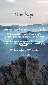 Doa Pagi Islam Kekuatan Doa Sembahyang Kutipan Agama
