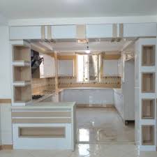 کابینت رنگ روشن ام دی اف طراحی تولید و اجرا توسط تیم نوین کابین Kitchen Ceiling Design Kitchen Ceiling Loft Bed