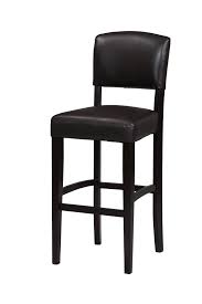 Linon Monaco Counter Stool Espresso 24 Inch Seat Height Brown Counter Stools Bar Stools Wood Bar Stools