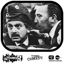 TALK OF THAMES — John Bluthal and Joe Lynch in NEVER MIND THE...