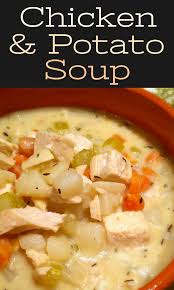 Romige Kip Potato Soup In 2020 Chicken Potato Soup Chicken Soup Recipes Cream Of Potato Soup