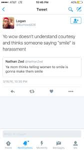 I'm so lucky to have someone like you, and i can't wait to start a new life with you, darling. Nathan Zed Auf Twitter Why Would You Tell Someone To Smile Make Her Smile Say Something Funny At Least You Corny Ass Nigga Https T Co Cjitisozpr