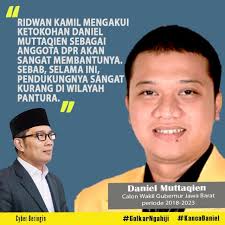 Tak Bisa Dibantah, Golkar Ungkap Mengapa Harus Daniel Yang Dampingi Emil
