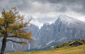 Alpe Di Siusi Mountain Landscape Dolomite Rocky Peak Italian Alps Photograph By Michalakis Ppalis