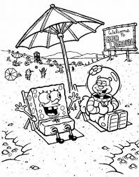 To print the coloring page: Free Printable Spongebob Squarepants Coloring Pages Coloring Pages Cartoon Coloring Pages Spongebob Coloring