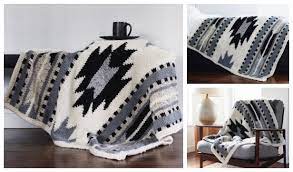 So, i decided that a little crochet lap blanket would be perfect for my office. Knit Taos Lap Blanket Free Knitting Pattern
