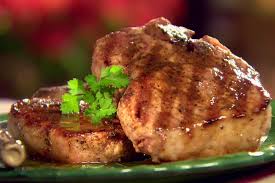 In a small bowl mix together the 1 1/2 tsp salt, 1 tsp black pepper, 1 1/2 tsp parsley, 1/2 tsp thyme, 1/4 tsp rosemary, 1 tsp garlic powder, 1 tsp onion powder and 2 tsp montreal chicken seasoning. Glazed Pork Chops With Apples Glazed Pork Chops Recipes Food Network Recipes Glazed Pork Chops