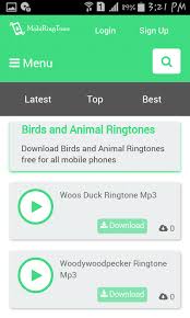 Download Birds And Animal Ringtones Free For All Mobile Phones Phone Ringtones Mobile Ringtones Ringtones