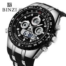 Binzi Brand Sports Wrist Watch Men S Military Waterproof Watches Fashion Silicone Led Digita Reloj De Hombre Reloj Resistente Al Agua Relojes Deportivos Hombre