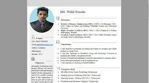 Cv writing & interview technique. How To Create Professional Smart Cv Resume In Microsoft Word With Standard Template Walid Tech Bd