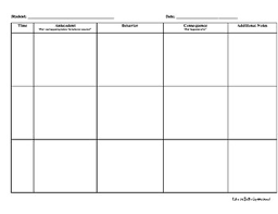 Abc Data Sheet Blank