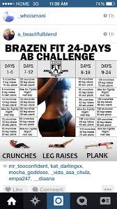 24 Day Brazilian Ab Challenge