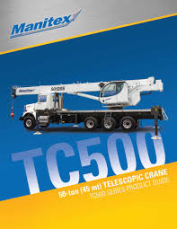 Manitex Tc500 Telescopic Crane