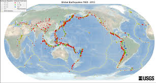 Cercul de foc al pacificului. Seismicitatea Globala