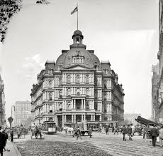 New York Circa 1905 City Hall Post Office Designed By Alfred Mullett Completed In 1880 And Demolished In 1939 The Building W Old New York City New Y