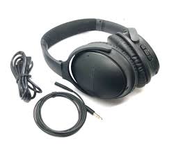Bose Quietcomfort 35 Wireless Headphones Noise Cancelling Black 7599440010 Wireless Noise Cancelling Headphones Headphones Black Headphones