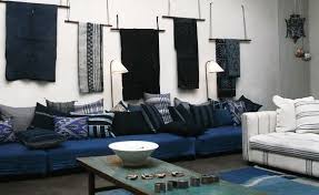 Through The French Eye Of Design Indigo Blue And White Pillows Indigo Walls Home