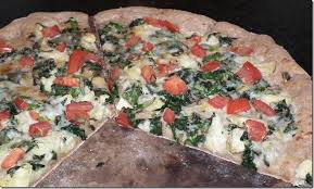Baking And Boys!: Vegetarian Low Fat Spinach Artichoke Pizza Recipe