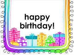People can easily identify the individual having birthday in the near future. Birthday Card Gifts On White Background Half Fold
