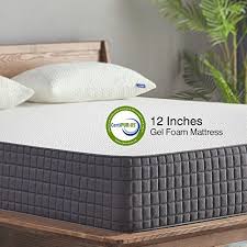 Queen Mattress Sweetnight 12 Inch Gel Memory Foam Mattress In A Box Sleeps Cooler Supportive Pressure Relief For A Deeper Restful Sleep With Certipur Us Cer Gel Memory Foam Mattress Foam Mattress