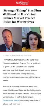 Finn Wolfhard Updates على X: Check out the full @THR article + video  interview with Finn Wolfhard (@FinnSkata) where he also talks: 📍 Writing  two feature movies 📍 His graduation ceremony 📍