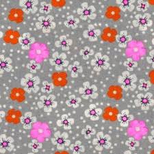 Coton Fleur Des Iles Gris Fleurs Des Iles Impression Sur Tissu Papier A Motif