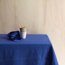 Nappe En Lin Lave Bleu Majorelle Gabrielle Paris