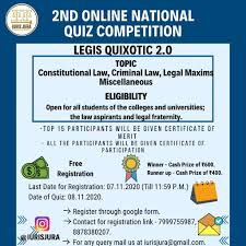From i.ytimg.com find out which member from winner you are. Legis Quixotic 2 0 2nd Online National Quiz Competition By Iuris Jura Nov 8 Register By Nov 7 Lawctopus