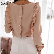 People interested in blouse wanita also searched for. Lengan Panjang Blus Wanita Anggun 2020 Wanita Kerja Kantor Katun Leher O Khaki Atasan Putih Hitam Musim Gugur Musim Dingin Blusas Gv948 Blus Dan Kemeja Aliexpress