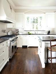 White Cabinets Dark Counters White Kitchen With Black White Cabinets Black Counter Open Shelving Black Kitchen Countertops Kitchen Design Black Countertops