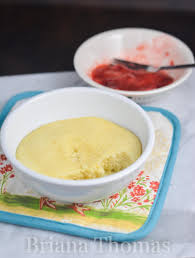 Low Carb Vanilla Pudding Cake For One A Thm Deep S Treat Briana Thomas Recipe Pudding Cake Vanilla Pudding Vanilla Pudding Cake