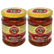 Add the garlic, salt and peppercorns and cook for about 1 minute. Borscht Soup Ukrainian Style Net Weight 16 93 Oz Each Jar 2 Pack Buy Online In Belize At Belize Desertcart Com Productid 193096995