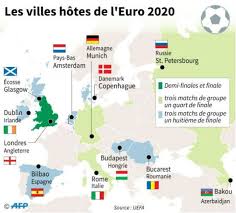 Dublin and bilbao bin originally dey as host cities but miss out on hosting games after dem no dey able to guarantee spectator attendance. Working Group Euro 2020