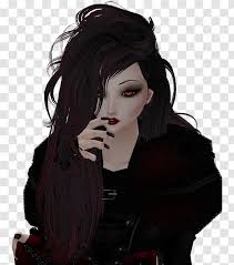 But what about long hair goth bf? Hair Cartoon Long Gothic Fashion Transparent Png