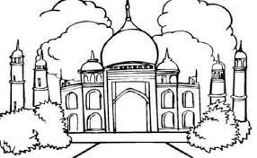 Gambar hitam putih untuk mewarnai anak tk berbagi cerita inspirasi. 15 Contoh Mewarnai Gambar Masjid Beragam Desain Broonet