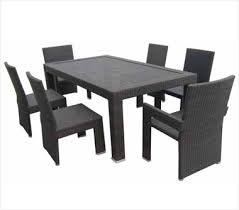 Round teak patio table with black granite lazy susan and six matching teak chairs. Outdoor Wicker Patio Furniture Dining Table Set With 6 Chairs Wicker Patio Furniture Wicker Patiooutdoor Wicker Aliexpress