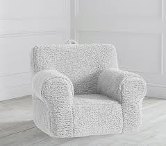 ⤵️ click here to shop our feed like2buy.curalate.com/potterybarnkids. Gray Cozy Sherpa Anywhere Chair Kids Armchair Pottery Barn Kids