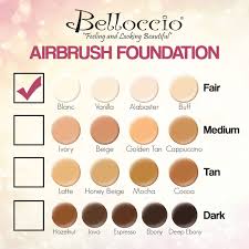 Belloccio Fair Color Shades Airbrush Makeup Foundation Set Details Can Be Found By Clicking On The Airbrush Makeup Foundation Cosmetic Kit Faces Cosmetics
