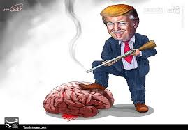 مشرق نیوز - کاریکاتور/ ترامپ دشمن عقل و منطق